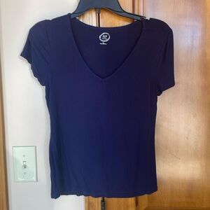 Maurices Navy Blue Ribbed Shirt